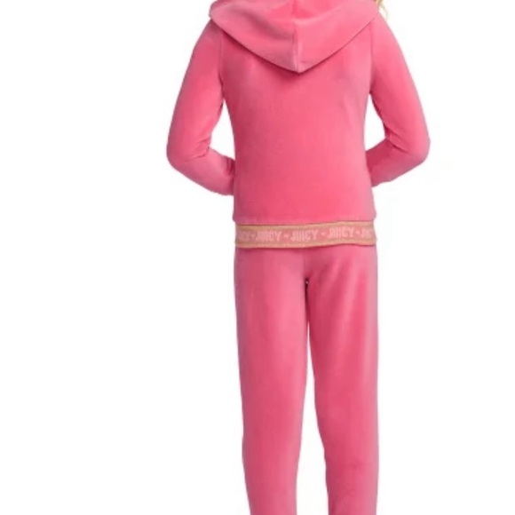 Juicy Couture Pink Velour Tracksuit - Picture 5 of 6